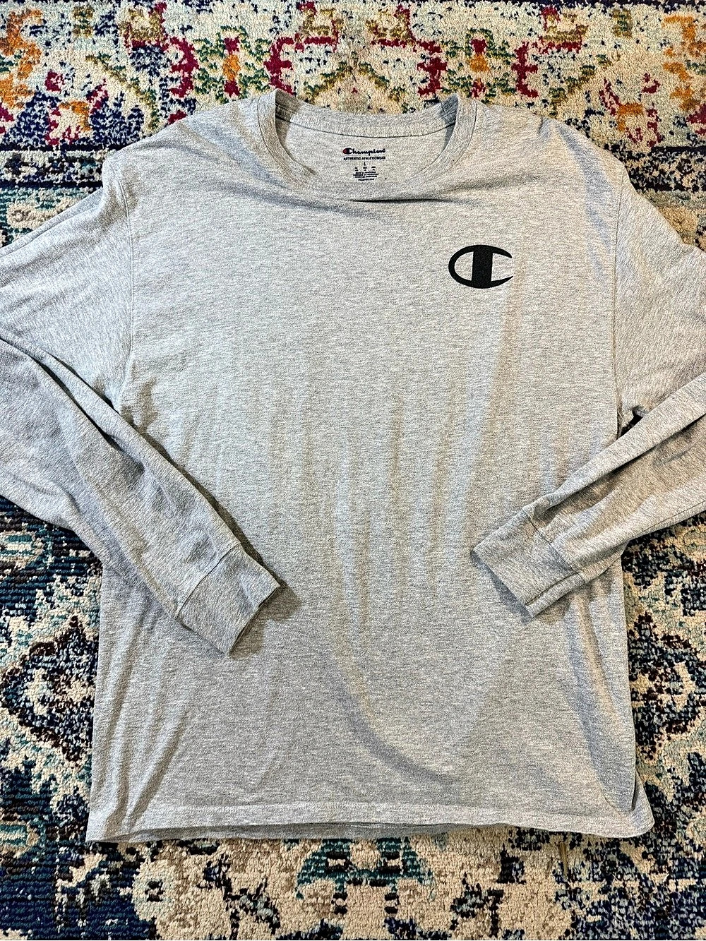 Champion Long Sleeve cassette tape 22Tee Size Large